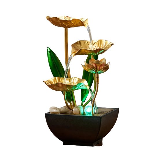 Zimmerbrunnen Lotus Design für entspannende Atmosphäre 0