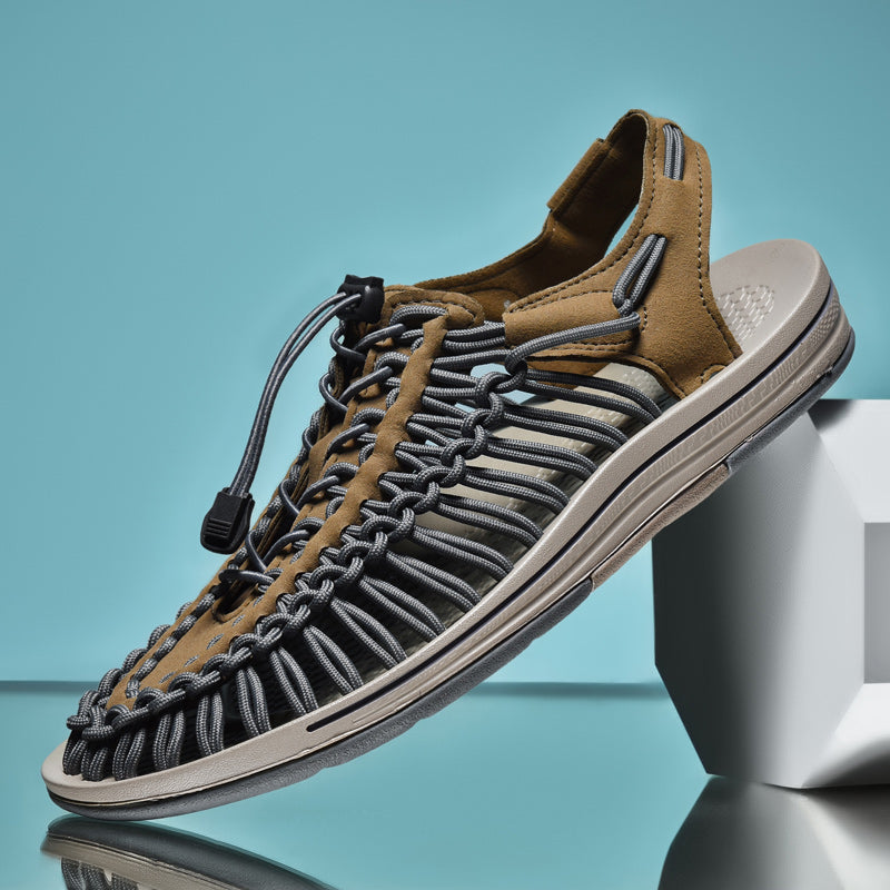 Variant image for Herren Sandalen Atmungsaktives Mesh Design Leichte Komfort-Schuhe-43