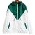 Zweifarbige Windbreaker-Jacke