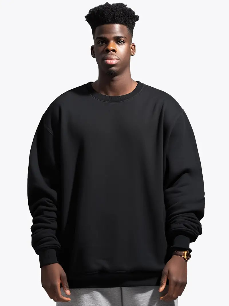 Variant image for Herren Pullover Rundhals Lässig Baumwolle Komfortabel-33