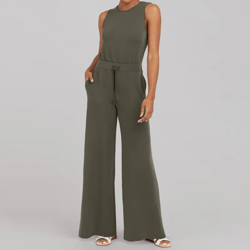 Variant image for Damen Jumpsuit Schwarz Elegant Leichtes Material für Sommerfestivals-7