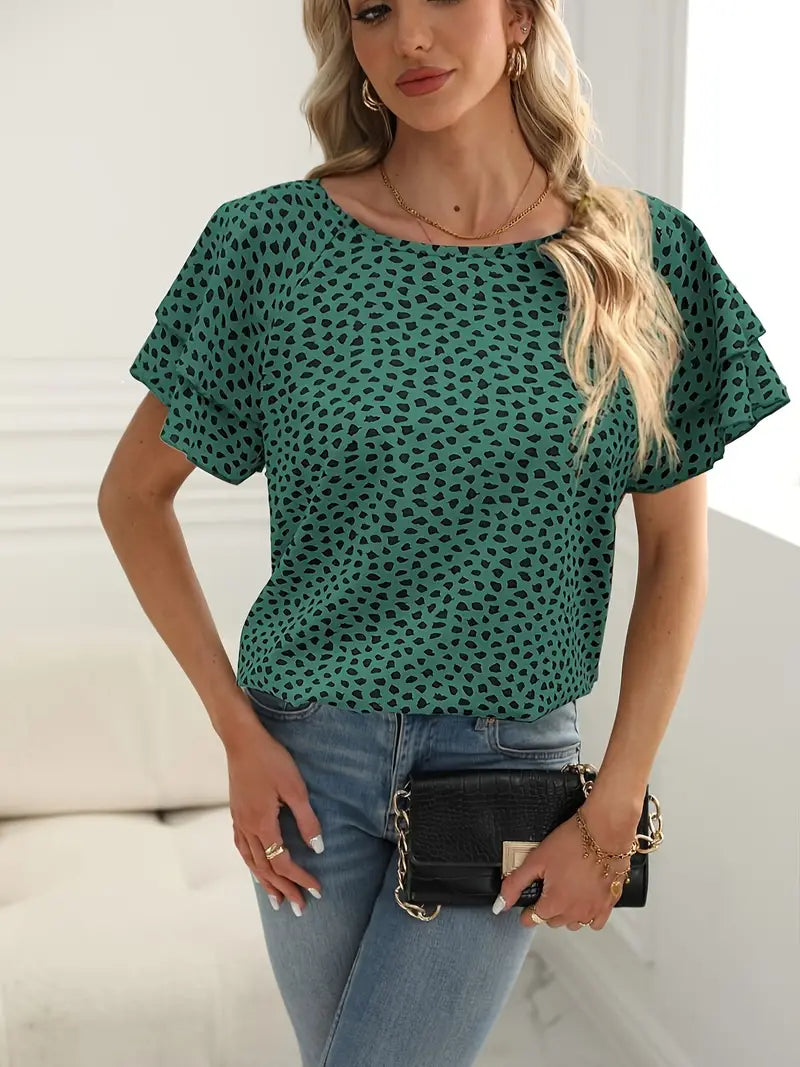 Damenbluse Mit Rüschenbesatz Für Festliche Anlässe Aus Baumwolle-6