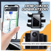 Handyhalterung fürs Auto Schwarz Drehbar 360° Sicherer Telefonhalter für Smartphones-3