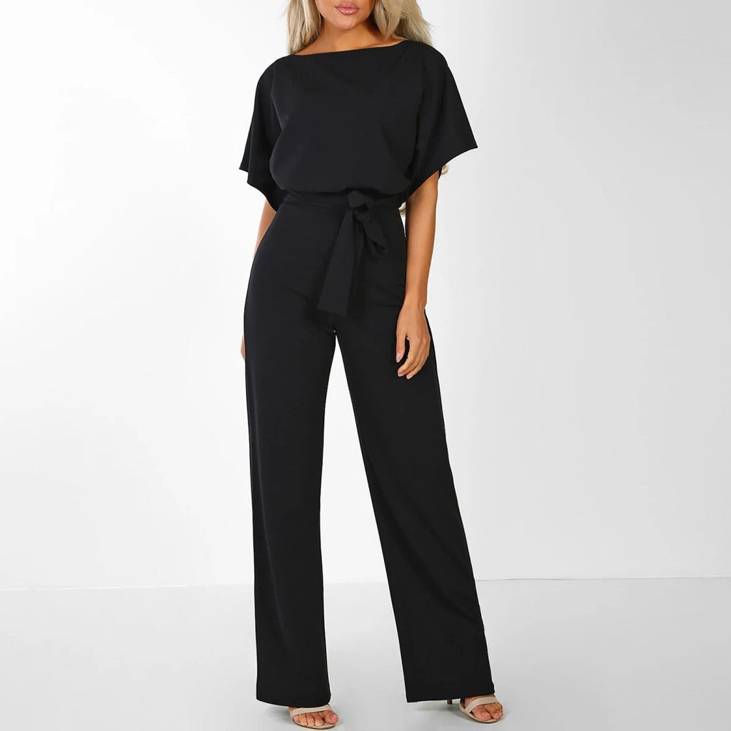 Variant image for Damen Jumpsuit Elegant mit Breiten Beinen aus Polyester für Festliche Anlässe-8