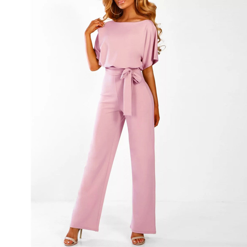 Variant image for Damen Jumpsuit Elegant mit Breiten Beinen aus Polyester für Festliche Anlässe-29