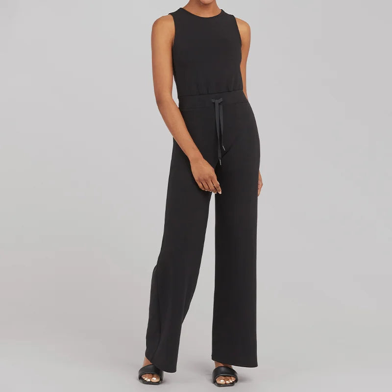 Variant image for Damen Jumpsuit Schwarz Elegant Leichtes Material für Sommerfestivals-10