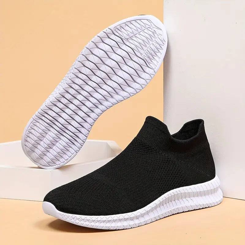 Herren Sockenschuhe Bequem Sockenmaterial Flexibel Leicht-5