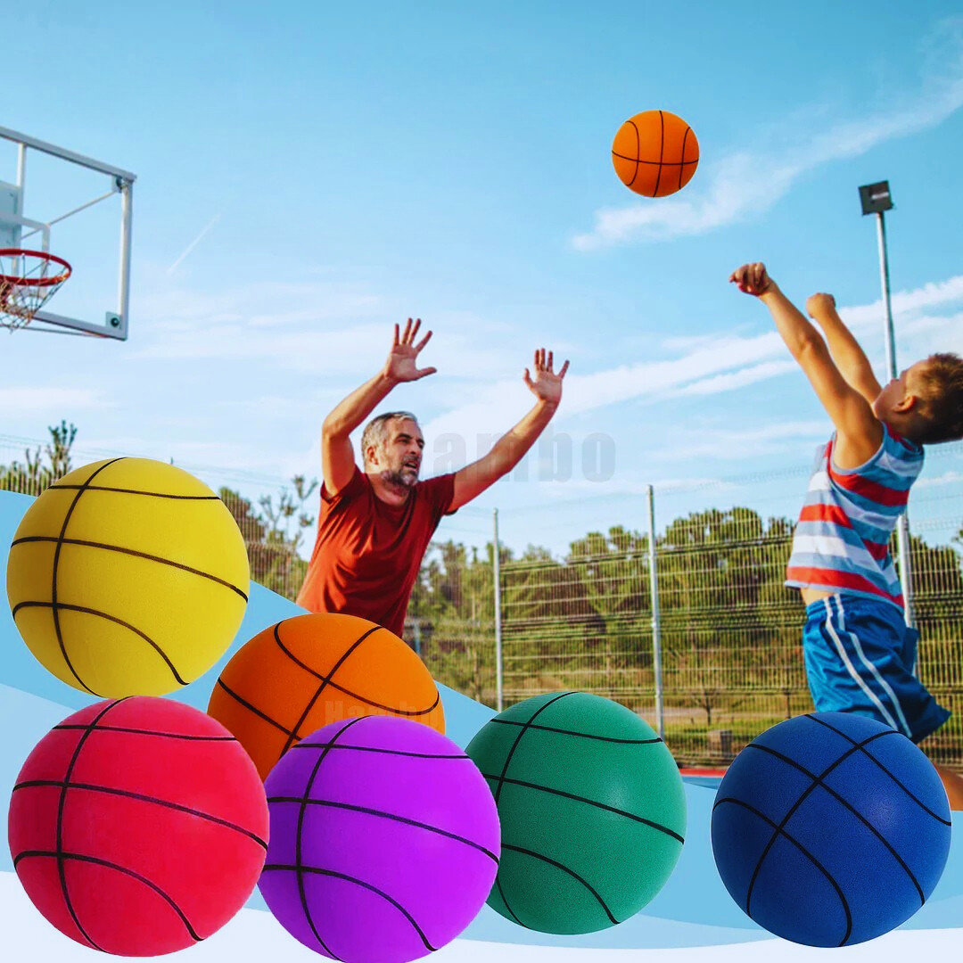 Geräuschloser Basketball 18cm PU Schaum für Innenräume