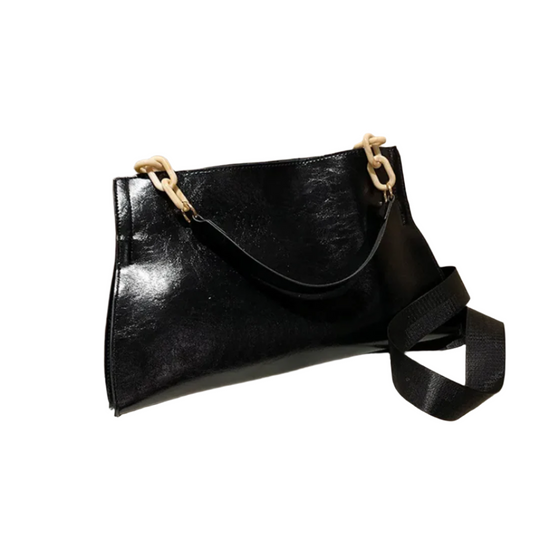 Damen Umhängetasche Elegantes Design Kunstleder Schultergurt 1