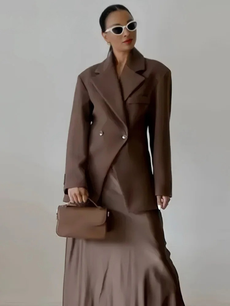 Damenblazer mit Umlegekragen