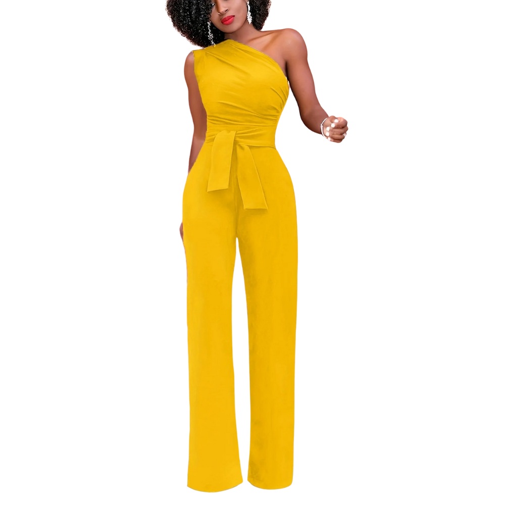 Ein-Schulter-Bodycon-Overall