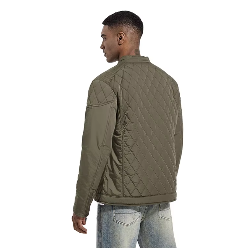 Gesteppte Bomberjacke aus Baumwolle für Männer