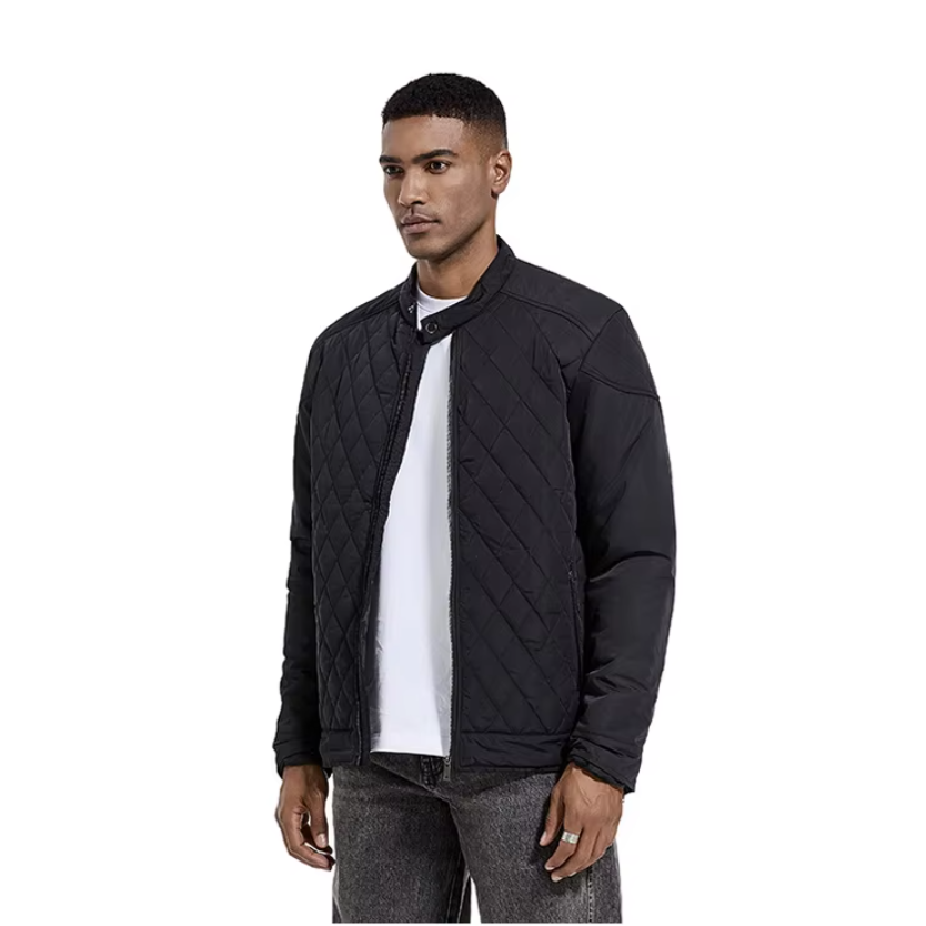 Gesteppte Bomberjacke aus Baumwolle für Männer