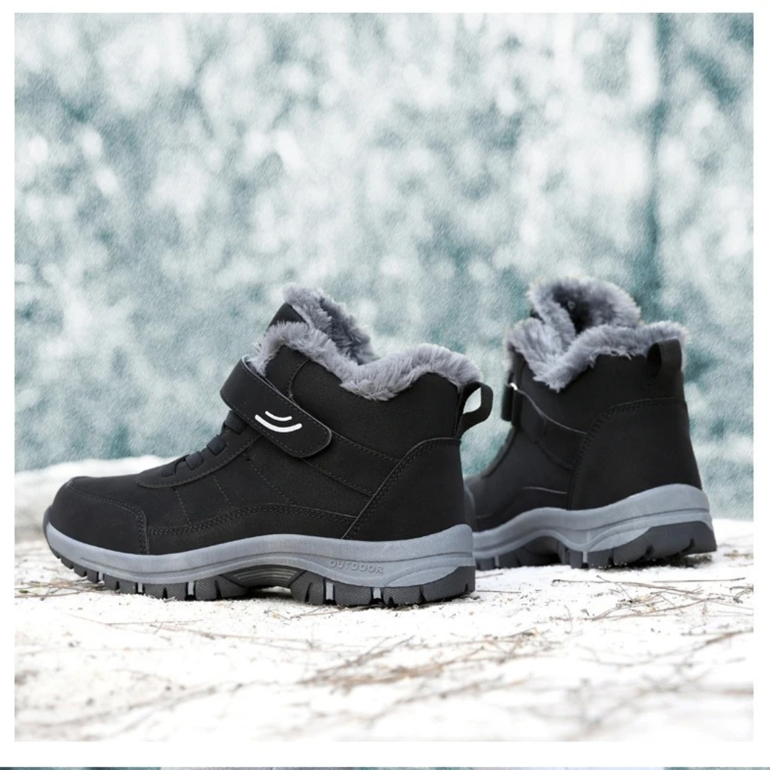 Leichte Damen-Schneestiefel mit Fell