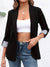 Variant image for Damen Blazer Lässig Offene Vorderseite Hochwertiger Stoff-36