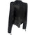 Damenjacke Bikerjacke Hochwertiges Leder Elegante Passform-2