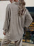 Damenbluse Elegante Langarm Vintage Baumwolle für Festliche Anlässe-3