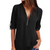 Damenbluse mit tiefem V-Ausschnitt aus Chiffon