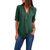 Damenbluse mit tiefem V-Ausschnitt aus Chiffon
