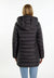Langärmelige wattierte Jacke für Frauen