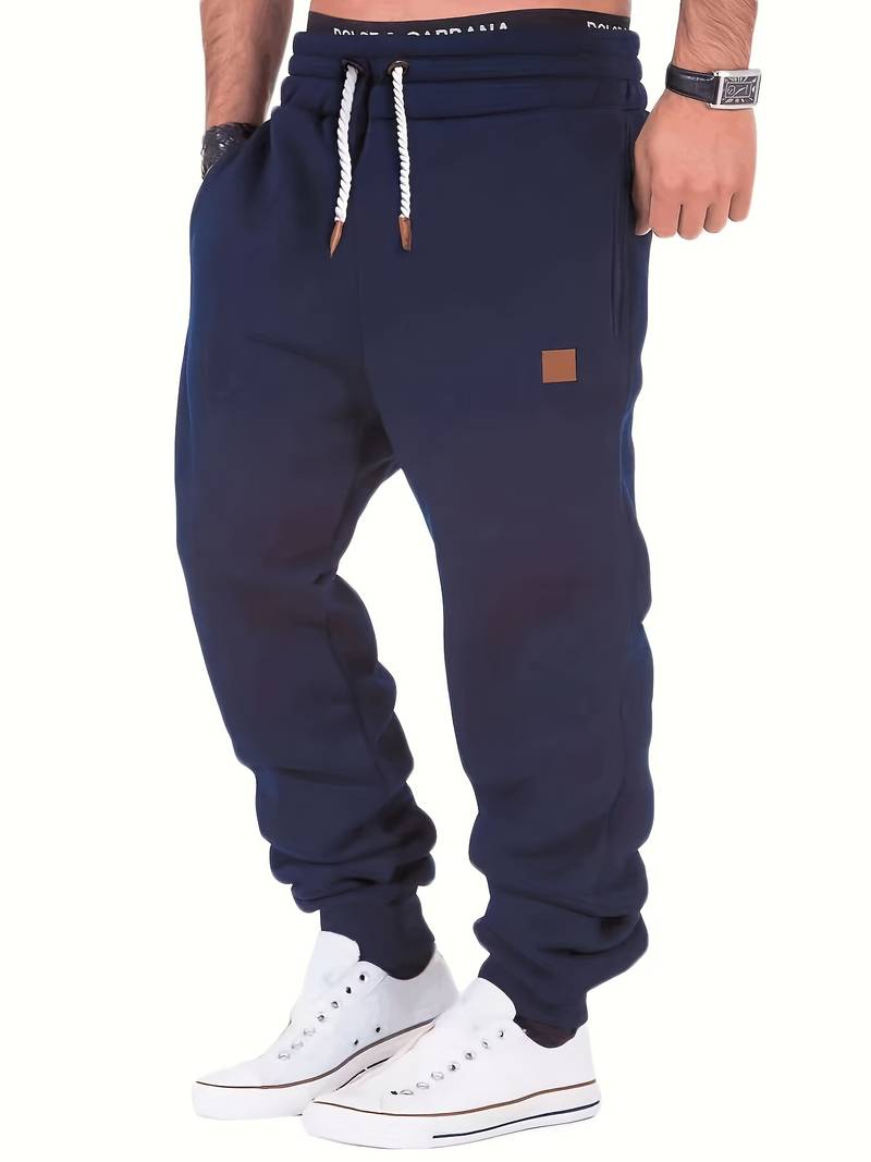 Variant image for Herren Hose Lässig Locker Sitzend Baumwolle mit Kordelzug-49