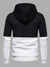 Herren Kapuzenpullover Waffelmuster Baumwolle Zip Hoodie-4