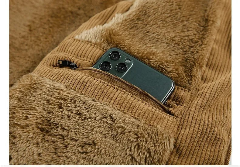 Warme Fleece-Weste für Männer