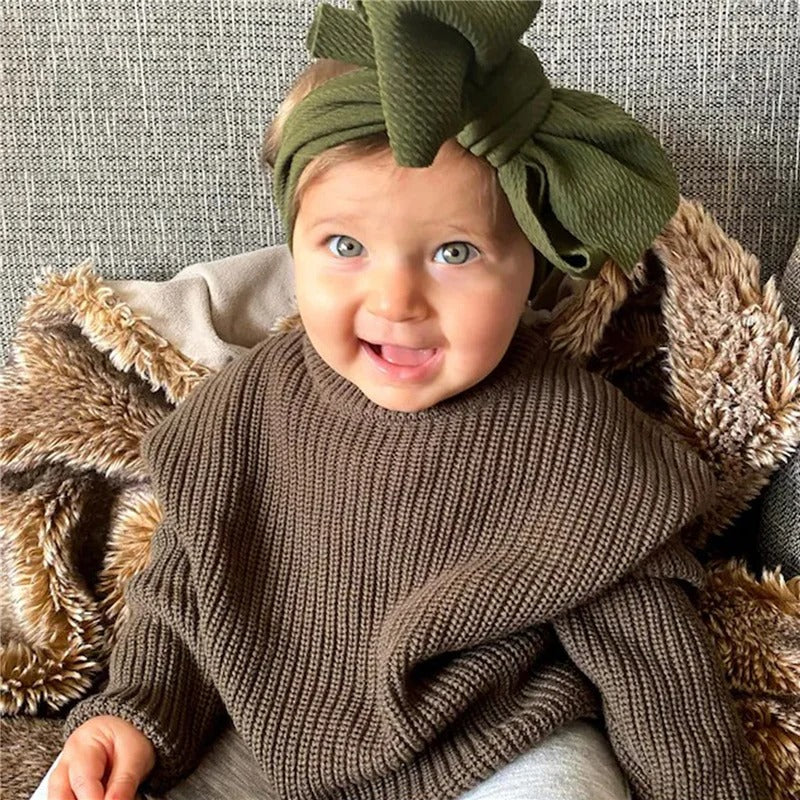 Lässiger Strickpullover für Kinder