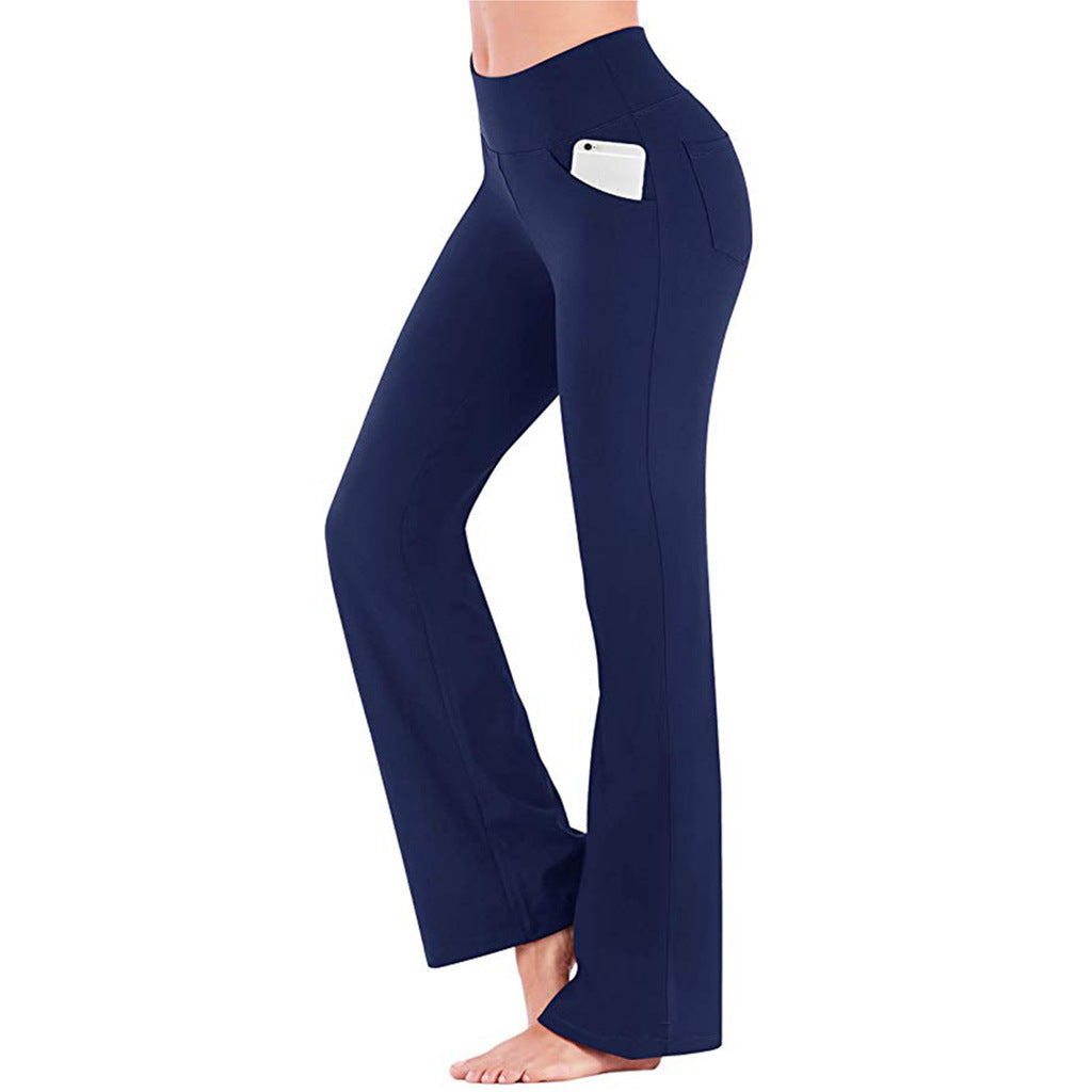 Damen-Yogahose Flare Bootcut