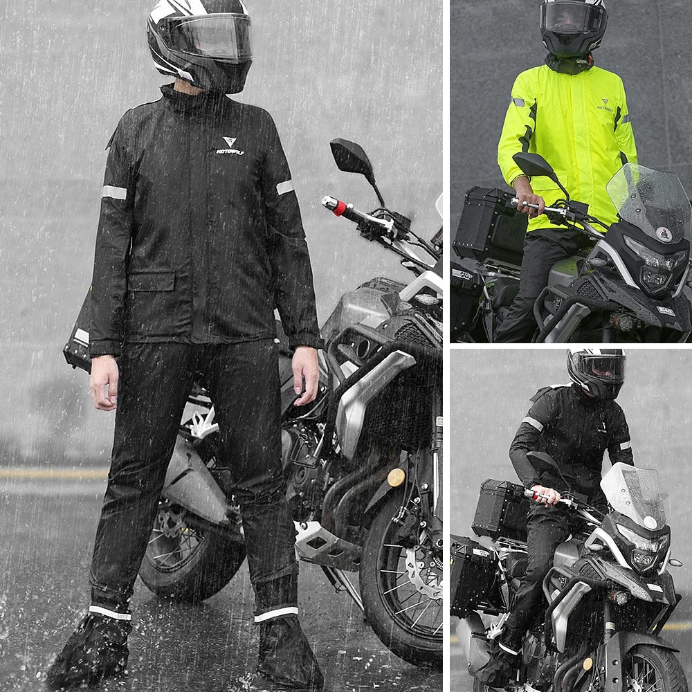 Reflektierende Motorrad-Regenkombi