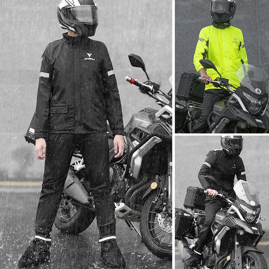 Reflektierende Motorrad-Regenkombi