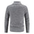 Warme Herren-Fleece-Strickjacke mit Reißverschluss