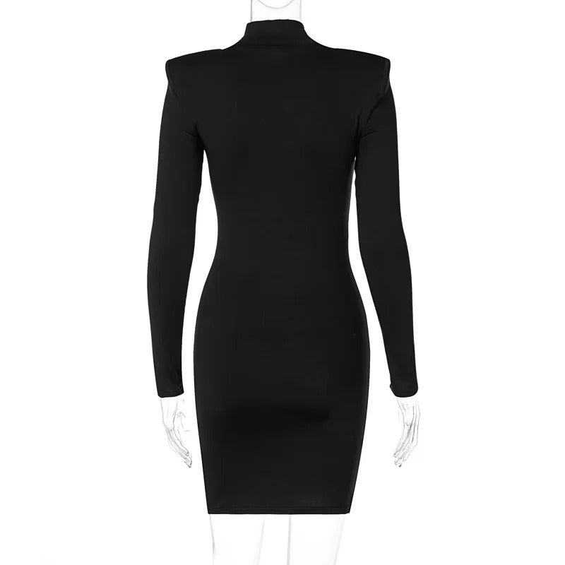 Langärmeliger Bodycon für Frauen