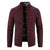 Warme Herren-Fleece-Strickjacke mit Reißverschluss