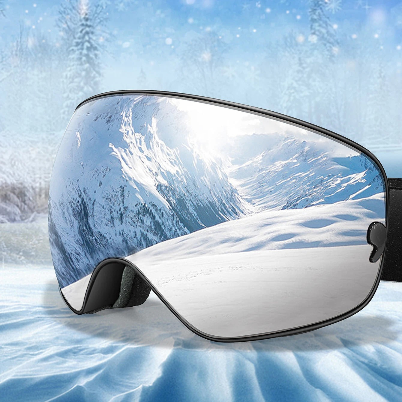 Doppellagige Anti-Beschlag-Skibrille
