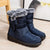Warme Baumwollpelz-Stiefeletten für Frauen