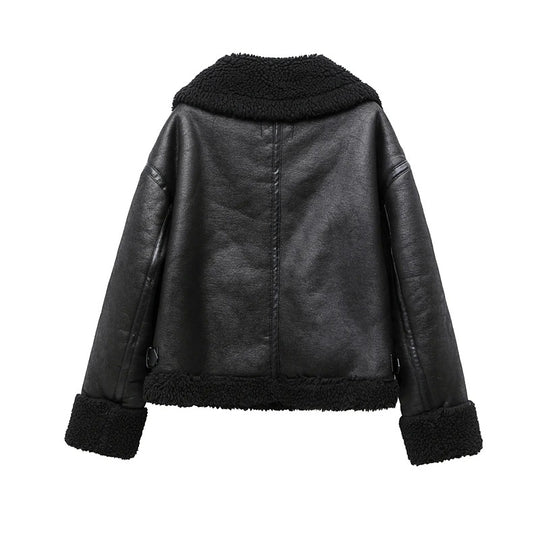 Doppelseitige Fleecejacke für Frauen