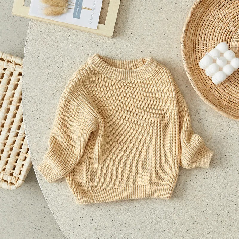 Lässiger Strickpullover für Kinder