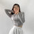 Damen Zip-Up Crop-Hoodie