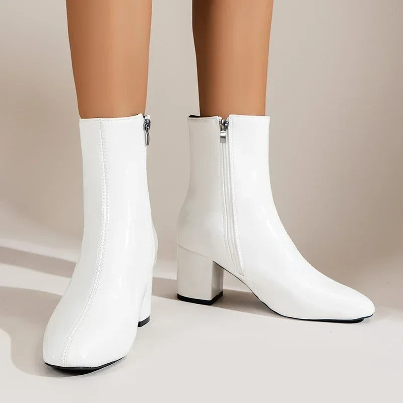 Damenstiefeletten mit Reißverschluss