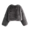 Damen Vintage Pelzmantel