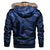 Bomberjacke aus dickem Plüsch für Männer
