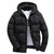 Warme Kapuzen-Pufferjacke für Männer