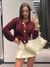 Damen Vintage Pullover Strickjacke