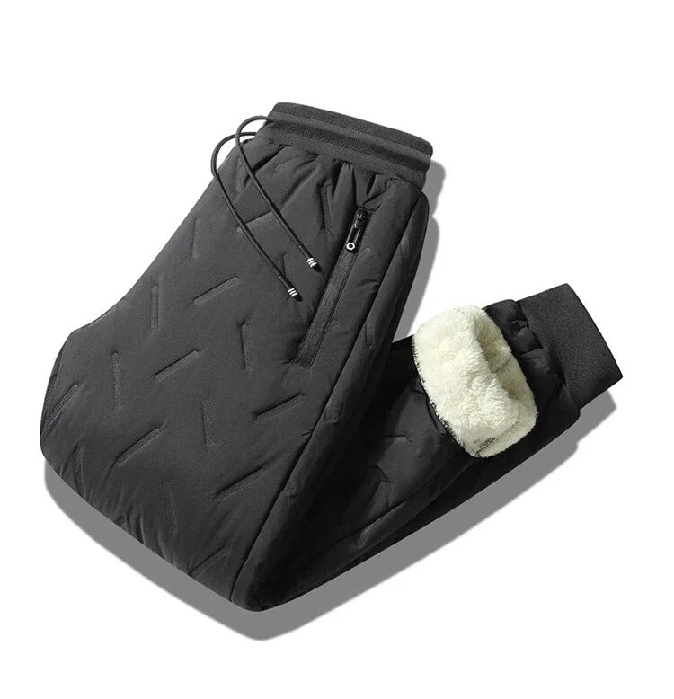 Herren-Jogginghose aus verdickter Wolle