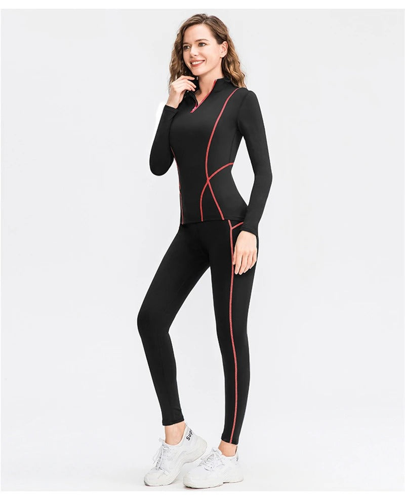 Damen Fitness Shaping Elastische Unterwäsche Set