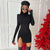 Langärmeliger Bodycon für Frauen