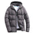Warme Kapuzen-Pufferjacke für Männer