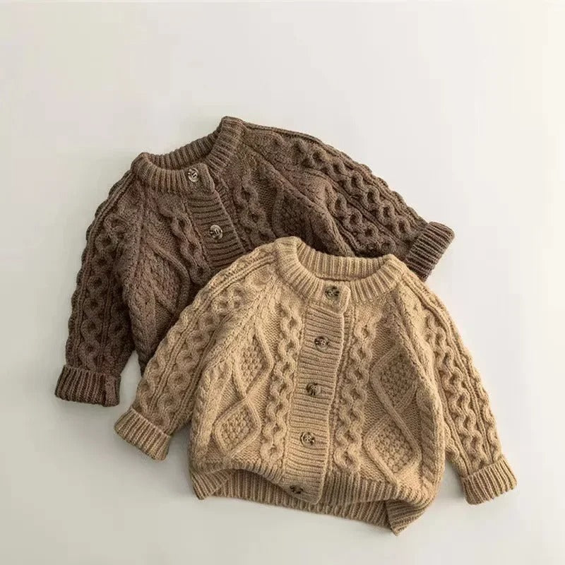 Baumwollstrickpullover für Kinder