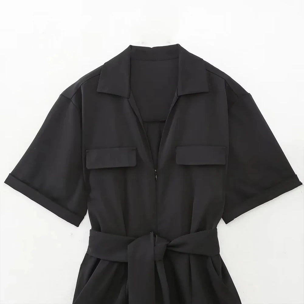 Kurzärmliger Overall für Frauen